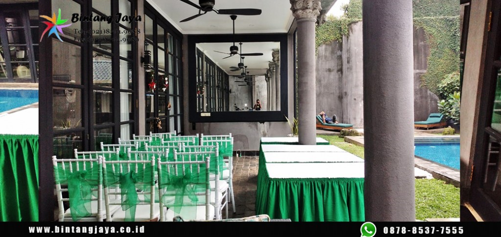 Sewa Kursi Tiffany kursi Petugas Vaksinasi Booster Bonus pita kursi cantik