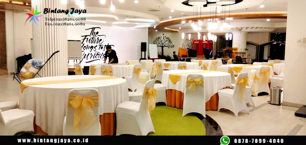 Tempat Sewa Meja Bulat Mewah Berkualitas Tebet jakarta