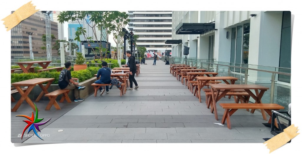 Sewa Meja dan bangku Taman Kayu Jati Asli