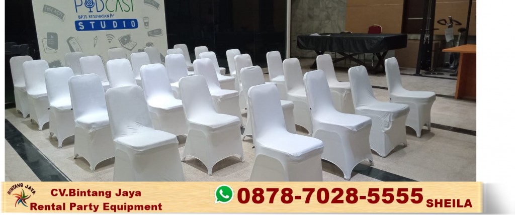 Menyewakan Kursi Futura Cover Putih Ketat Kota Baru Bekasi