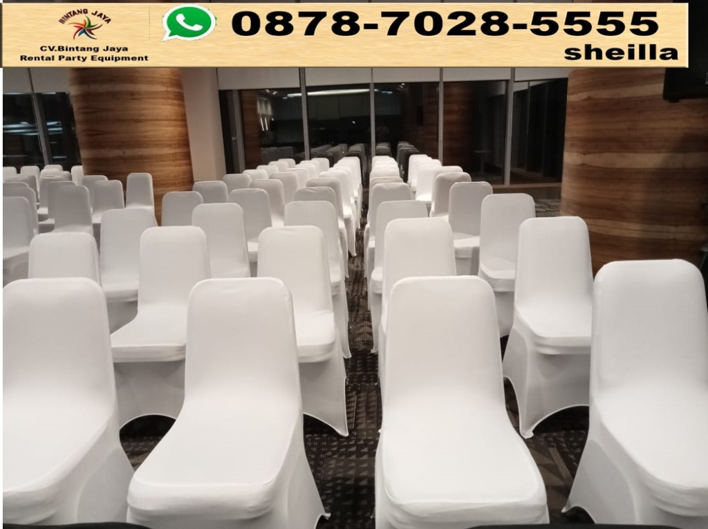 Rental kursi futura cover streeth putih harga murah Jakarta