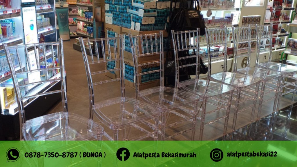 sewa kursi tiffany acrylic sudirman Sewa Kursi Tiffany Kaca Sudirman