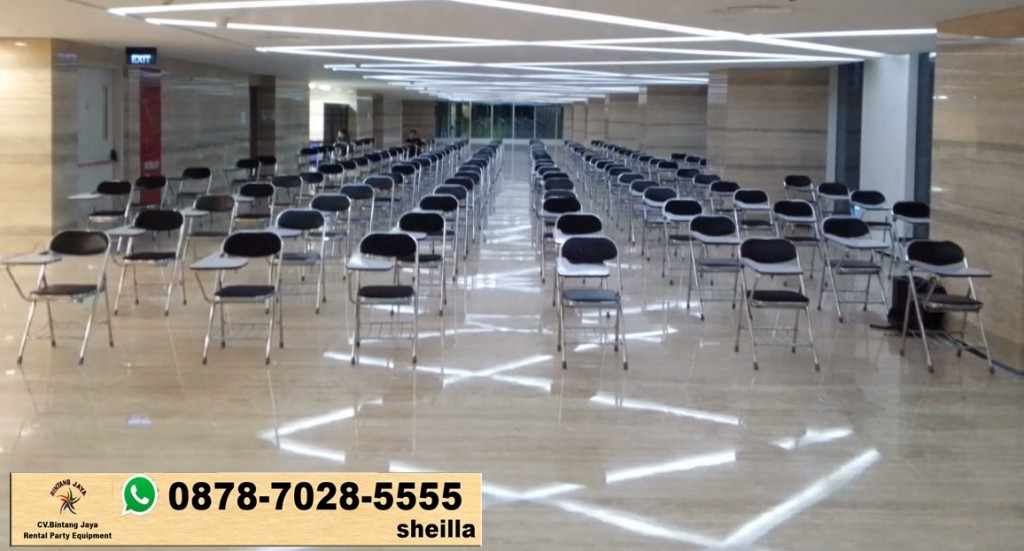Sewa kursi lipat atau kursi kuliah harga murah Jakarta Barat