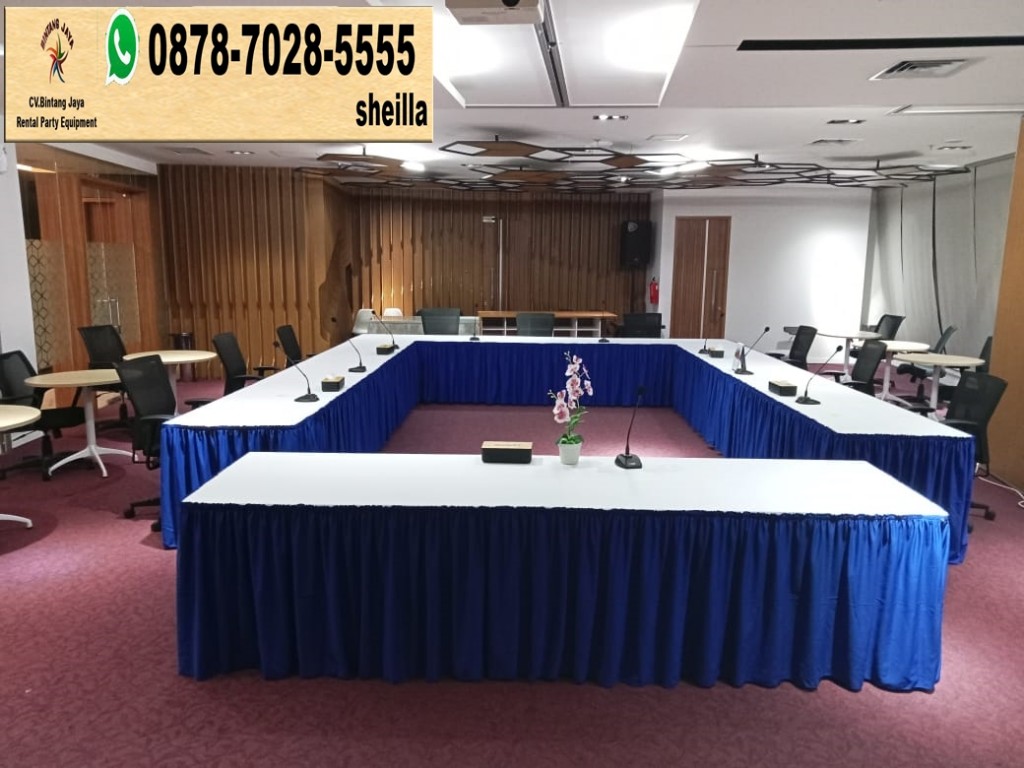 Sewa meja kotak cover biru Jakarta Barat1 Sewa meja kotak cover biru Jakarta Barat