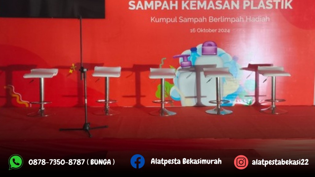 Jasa Sewa Kursi Bar Minimalsi Kotak Putih Area Jakarta