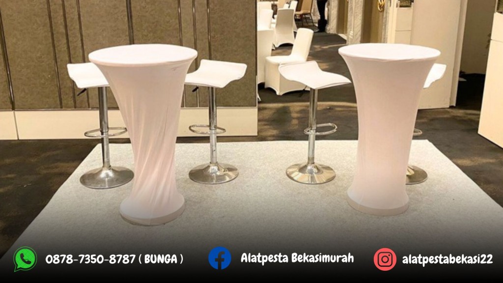 Jasa Sewa Kursi Bar Minimalsi Kotak Putih Area Jakarta