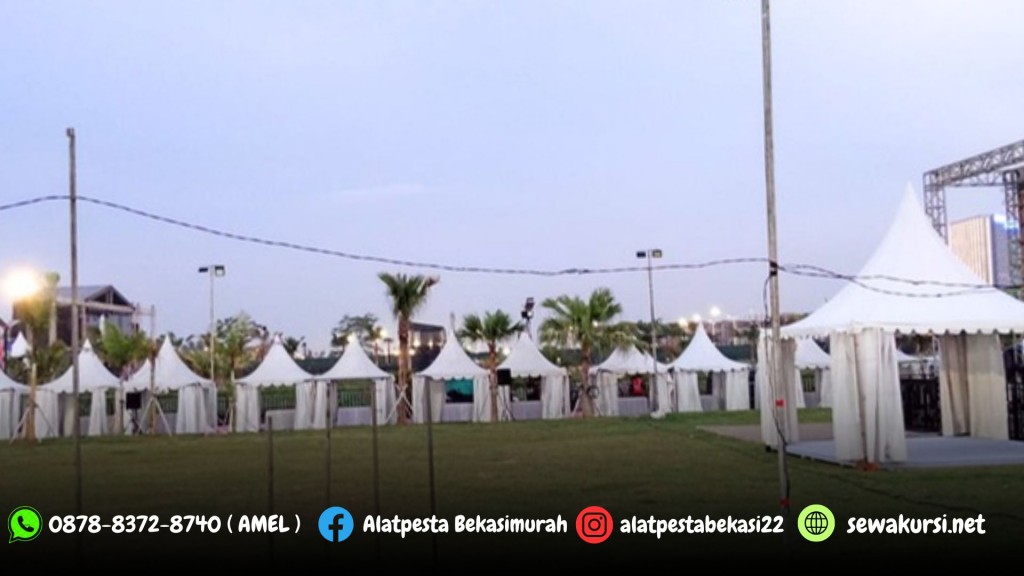 Jasa Sewa Tenda Sarnafil Kerucut Area PIK 2 Jakarta Utara