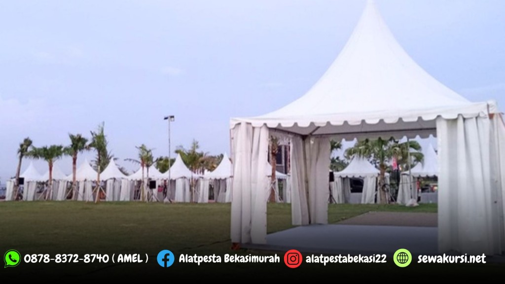 Jasa Sewa Tenda Sarnafil Kerucut Area PIK 2 Jakarta Utara
