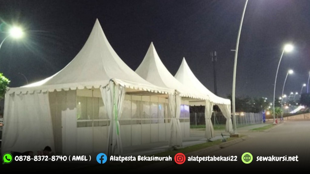 Jasa Sewa Tenda Sarnafil Kerucut Area PIK 2 Jakarta Utara