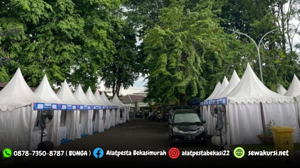 Jasa Sewa Tenda Kerucut dan Meja Kursi Taman Outdoor Jakarta (1)