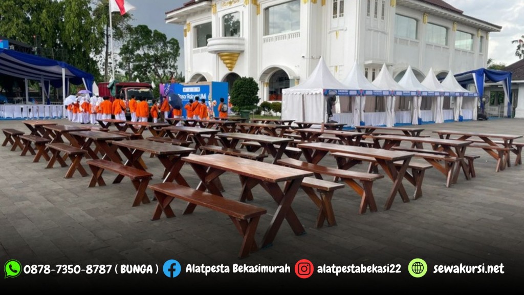 Jasa Sewa Tenda Kerucut dan Meja Kursi Taman Outdoor Jakarta