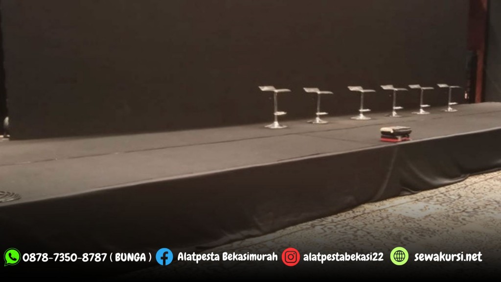 Sewa Barstool Karpet dan Black Curtain Jakarta