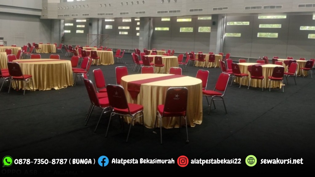 Sewa Kursi dan Meja Bulat Event Binus Alam Sutra
