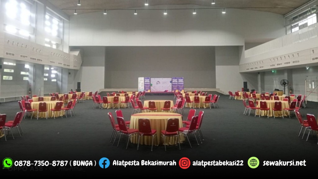 Sewa Kursi dan Meja Bulat Event Binus Alam Sutra