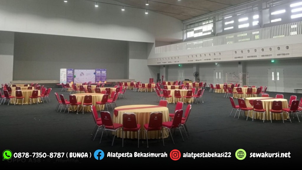 Sewa Kursi dan Meja Bulat Event Binus Alam Sutra