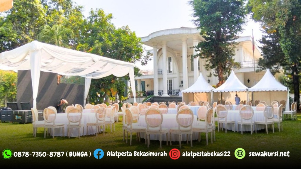 Sewa Tenda Sarnafil Kerucut Atap Putih Jakarta 0878-7350-8787