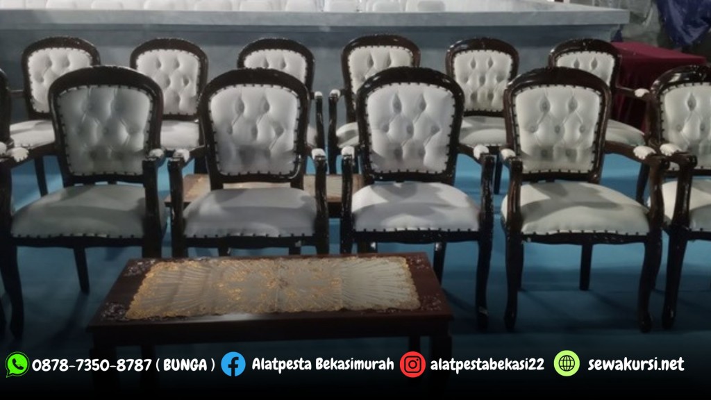 Sewa Arm Chairs dan Meja VIP Kayu Jakarta Pusat